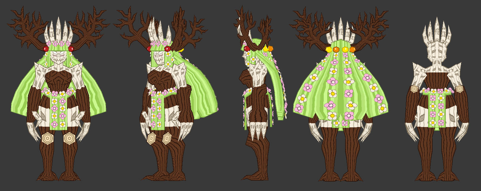 Complex Low Poly Character Model